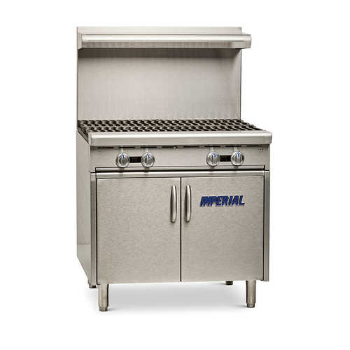 Imperial IHR-4-XB 36" Gas Heavy Duty Range - 140,000 BTU
