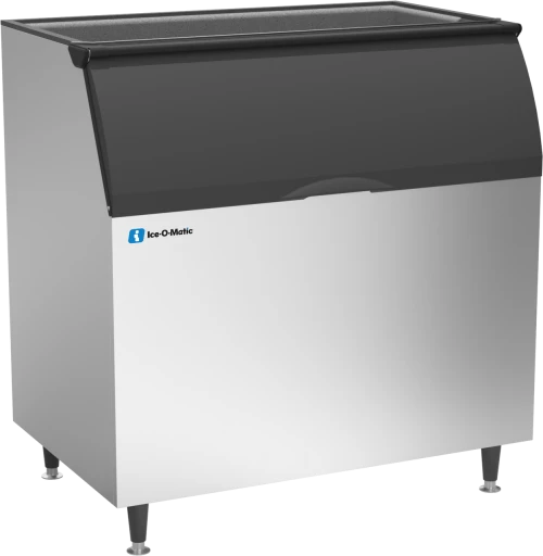 Ice-O-Matic B110 854 Lbs. Aluminum Top-Hinged Slope Front Door Ice Bin
