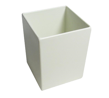 Bon Chef 9515WHTM 4.75" W White Square Bowl
