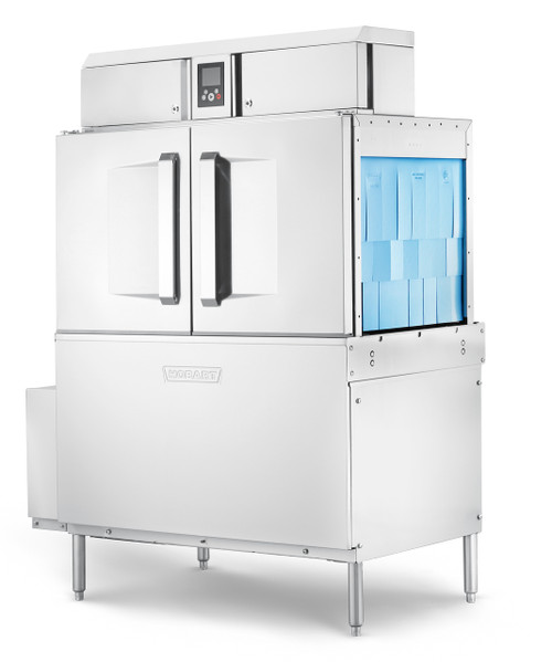 Hobart CL44-DWR+BUILDUP Low Temp Conveyor Dishwasher 208 Volts