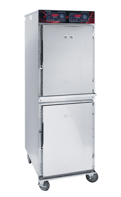 Cres Cor 1200-CH-SS-2DX Full Height Stainless Steel Cook-N-Hold Cabinet - 208-240 Volts