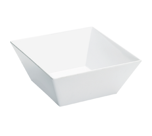 Cal-Mil SR263
 6 qt
 Plastic
 White
 Square
 Sierra Bowl
