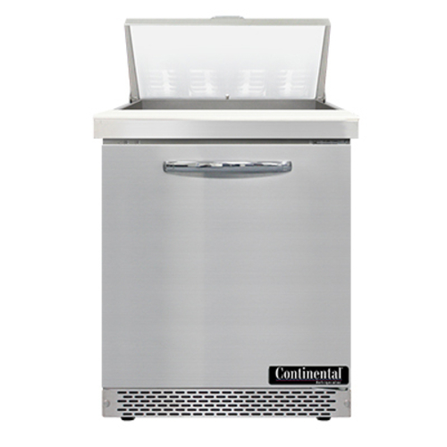 Continental Refrigerator SW27N8-FB 27.5" W One-Section One Door Sandwich Unit