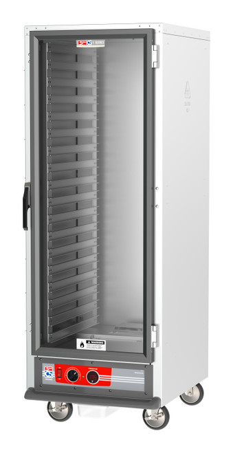 Metro C519-HFC-L C5 1 Series Full-Size Non-Insulated Heated Holding Cabinet with Lip Load Slides - 120V