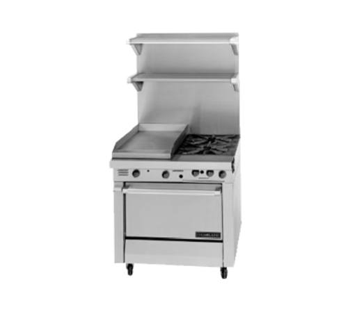 Garland M42S-LP 34" Liquid Propane Heavy Duty Range - 36,000 BTU