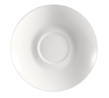 CAC China MAJ-2 5.5" Dia. White Bone China Round Majesty Saucer (3 Dozen Per Case)