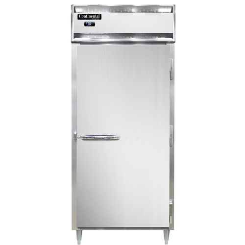 Continental Refrigerator D1RXNSS 36.25" W One-Section Solid Door Reach-In Designer Line Extra-Wide Refrigerator