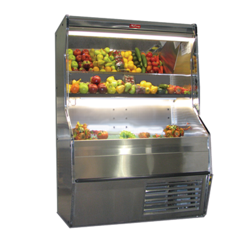 Howard McCray R-P32E-4S-S-LED 50"W Produce Open Merchandiser