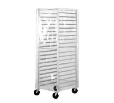 Advance Tabco PRC-2-2X 28" W x 62" H x 23" D Clear Plastic Rack Cover