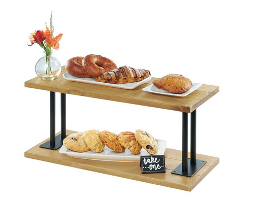 Cal-Mil 3473-99 24"W x 10"D x 12"H Wood Madera Riser