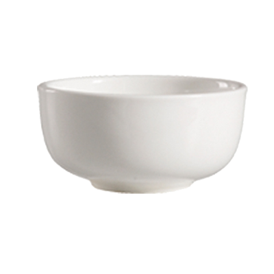 CAC China 101-95 9 Oz. Bone White Porcelain Round Lincoln Jung Bowl (3 Dozen Per Case)