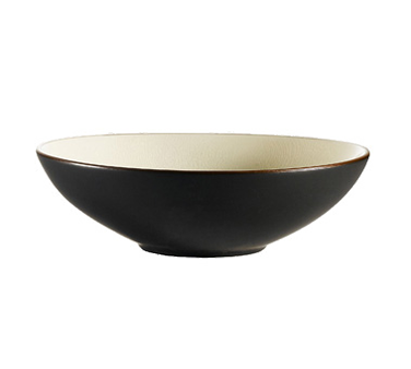 CAC China 666-39-W 9" Dia. 40 Oz. Creamy White Ceramic Round Japanese Style Salad Bowl (1 Dozen)