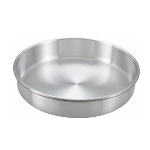Winco ACP-082 8" x 2" Round Aluminum Layer Cake Pan