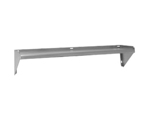 Advance Tabco WS-KD-36-X 36" W x 11.13" D Stainless Steel 18 Gauge Satin Wall Mounted Special Value Shelf