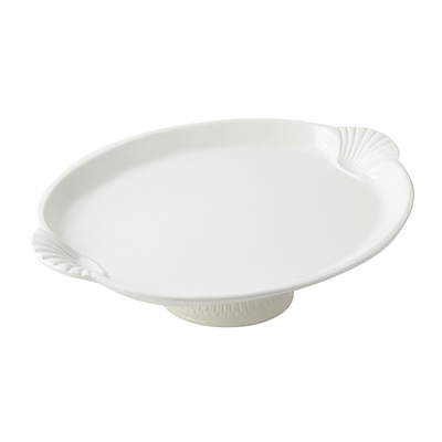 Bon Chef 20739059IVYSPKLD Ceramic Ivory Speckled Platter