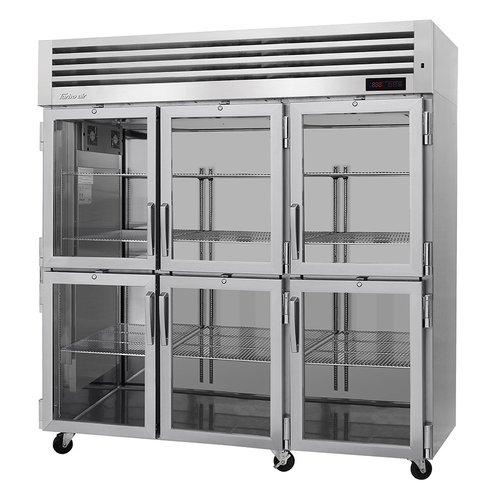 Turbo Air PRO-77-6H-G 77.75" Three-Section PRO Series Heated Cabinet