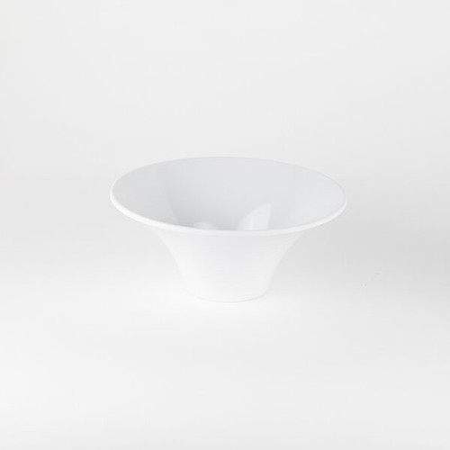 American Metalcraft FLRB8 8" 33 Oz. Plastic White Round Endurance Serving Bowl