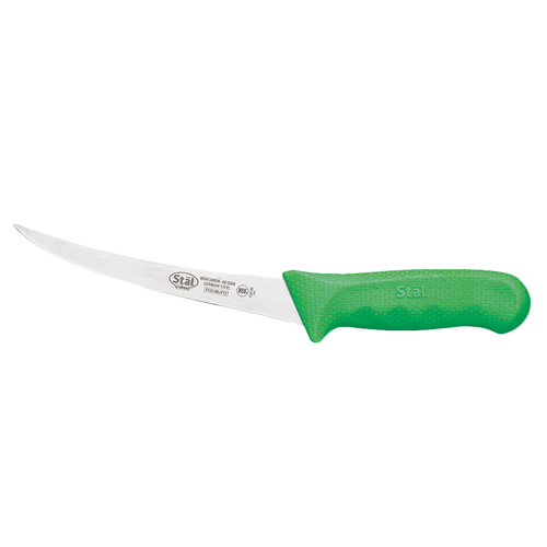 Winco KWP-60G 6" Curved Boning Knife with Polypropylene Handle