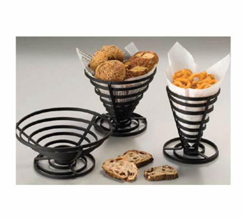 American Metalcraft FCD1 5" Iron Black Cone French Fry Basket