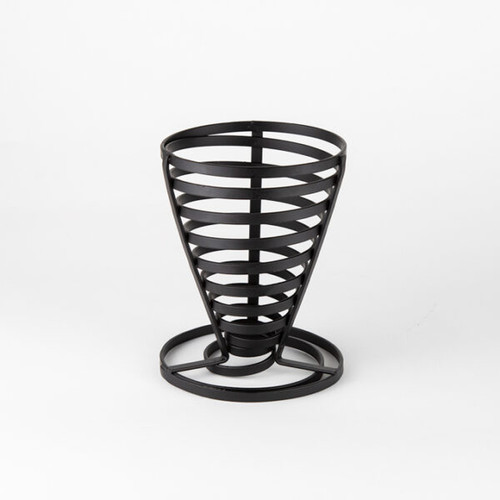 American Metalcraft FCD1 5" Iron Black Cone French Fry Basket