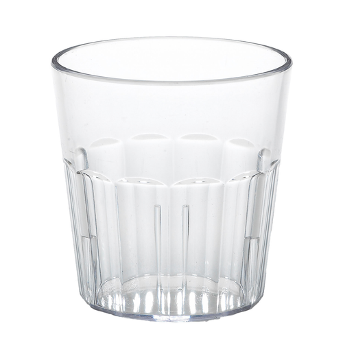 Cambro NT9152 9.3 Oz. Clear SAN Plastic Fluted Newport Tumbler