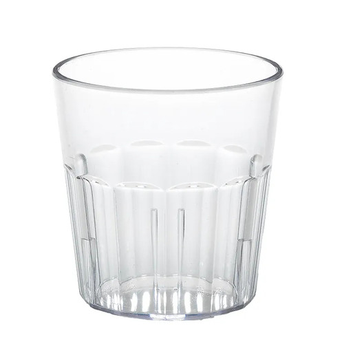 Cambro NT9152 9.3 Oz. Clear SAN Plastic Fluted Newport Tumbler