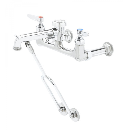 T&S Brass B-0655-POL Service Sink Faucet 8" centers-adjustable