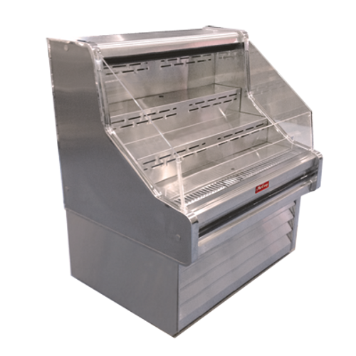 Howard McCray SC-OS35E-6-B 75" W Impulse Open Merchandiser