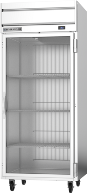 Beverage Air HRPS1W-1G 35" W One-Section Glass Door Reach-In Horizon Series Refrigerator