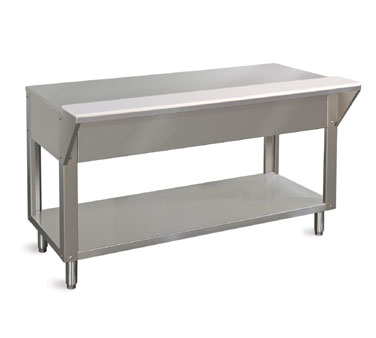 Piper Products DB-2-ST Stainless Steel Design Basics Solid Food Table Stationary Modular Open Shelf Base