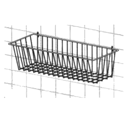 Metro H210C Smartwall Storage Basket 17-3/8"W Chrome Plated Finish