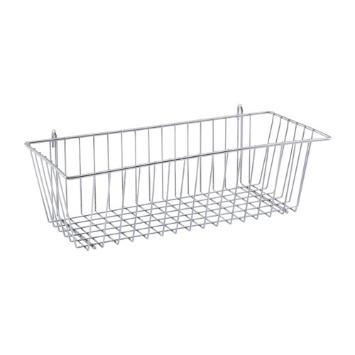 Metro H210C Smartwall Storage Basket 17-3/8"W Chrome Plated Finish