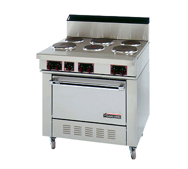 Garland SS686 36" Electric Sentry Series Restaurant Range - 208 Volts