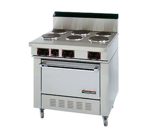 Garland SS686 36" Electric Sentry Series Restaurant Range - 208 Volts