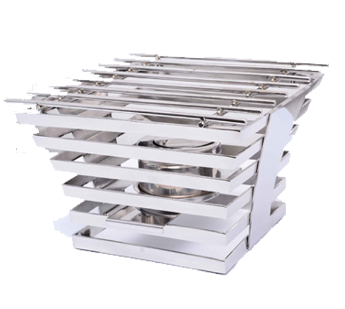 Eastern Tabletop 1710 10"W x 10"D x 6-1/2"H Stainless Steel Escalate Riser