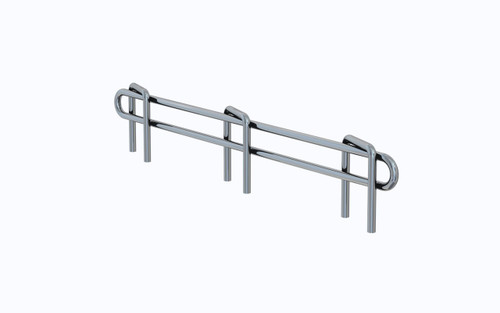 Metro L18N-1C Super Erecta Shelf Ledge 18"W Chrome Plated Finish