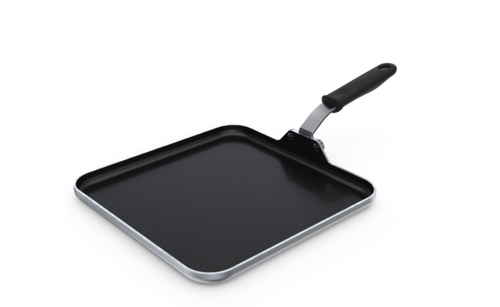 Vollrath 702412 2 Aluminum Tribute 3-Ply Griddle With Trivent Silicone Handle