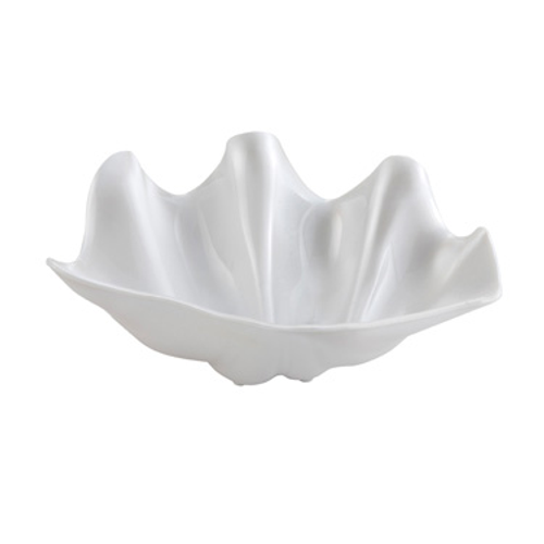 Winco PSBW-5W
 5 qt
 Plastic
 White
 Shell Bowl