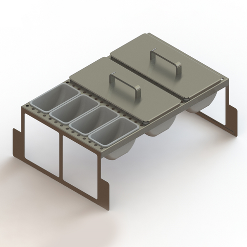 Glastender DICF-18B 12 Cup Condiment Drawer Insert