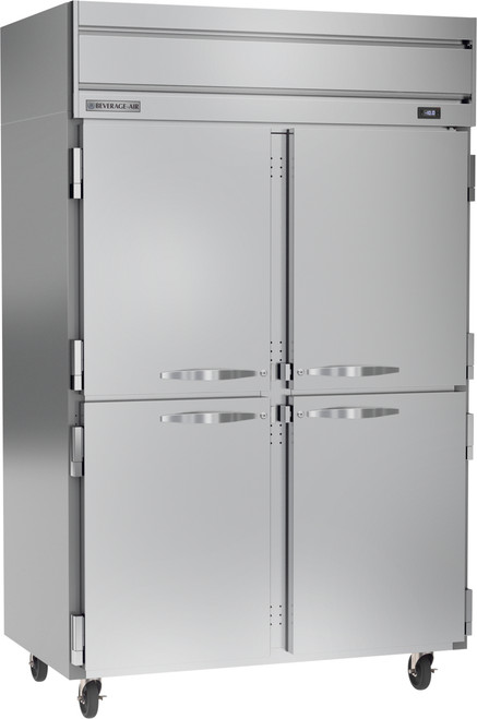 Beverage Air HFS2HC-1HS 52" W Two-Section Solid Door Reach-In Horizon Series Freezer - 115 Volts