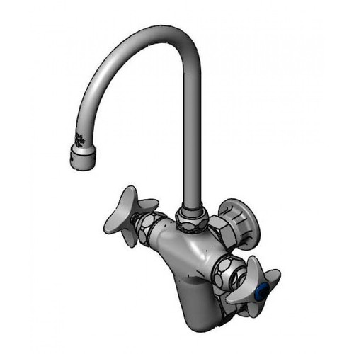 T&S Brass B-0316 Double Pantry Faucet splash-mounted