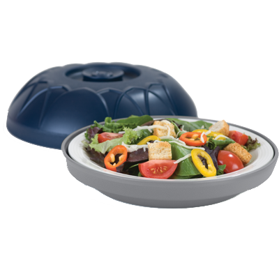 Dinex DXCBE23 Gray Insulated Cool Base for 9" Plate - 12/Case