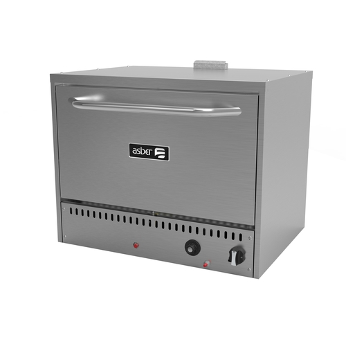 Asber AEPO-36-S-NG 36" W Natural Gas Countertop Pizza Oven - 30,000 BTU