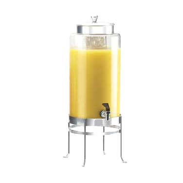 Cal-Mil 1580-2-13 2 Gallon Black Beverage Dispenser Glass
