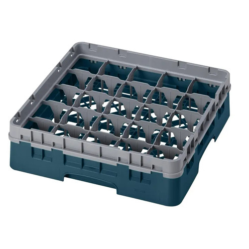 Cambro 25S318414 Camrack Glass Rack With Soft Gray Extender - 5 Cases