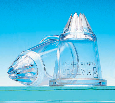 Matfer Bourgeat 167015 Decorating Tube Tip 1/8" Dia. Star Shape 8 Teeth Polycarbonate - 1 Pack