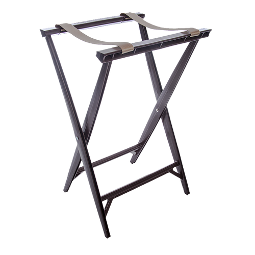 Carlisle C3630W11 19.75" W x 16.67" D x 30.5" H Black Folding Tray Stand