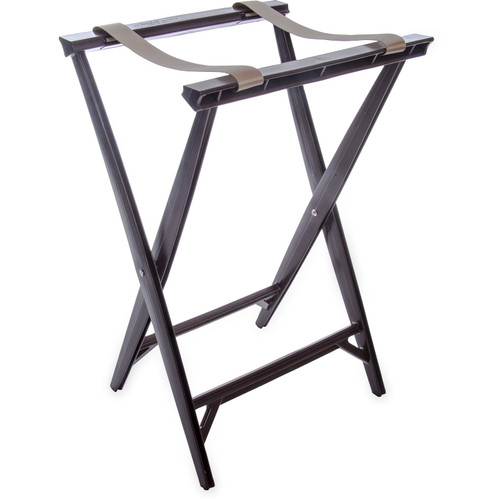 Carlisle C3630W11 19.75" W x 16.67" D x 30.5" H Black Folding Tray Stand