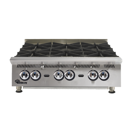 Star 808HA-NG 48" Natural Gas Countertop Hotplate - 240,000 BTU