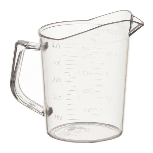 Winco PMU-50 1 Pint Polycarbonate Measuring Cup